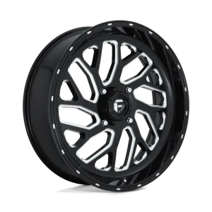 Fuel UTV – D581 TRITON – Black – 22″x7″ 13mm – Summer Wheels – D5812270A544